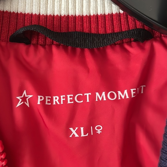NWT ♥️ PERFECT MOMENT Rainbow Quilted Down Bomber Jacket - Picture 7 of 16